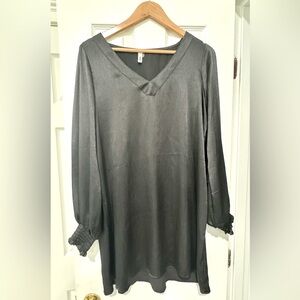 Glam Shimmering Black Fabric